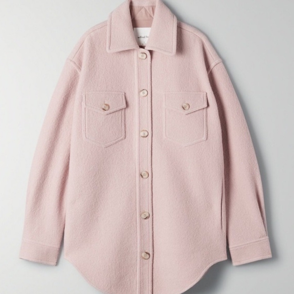 Wilfred Ganna Pink Utility Jacket Oversized Shacket
